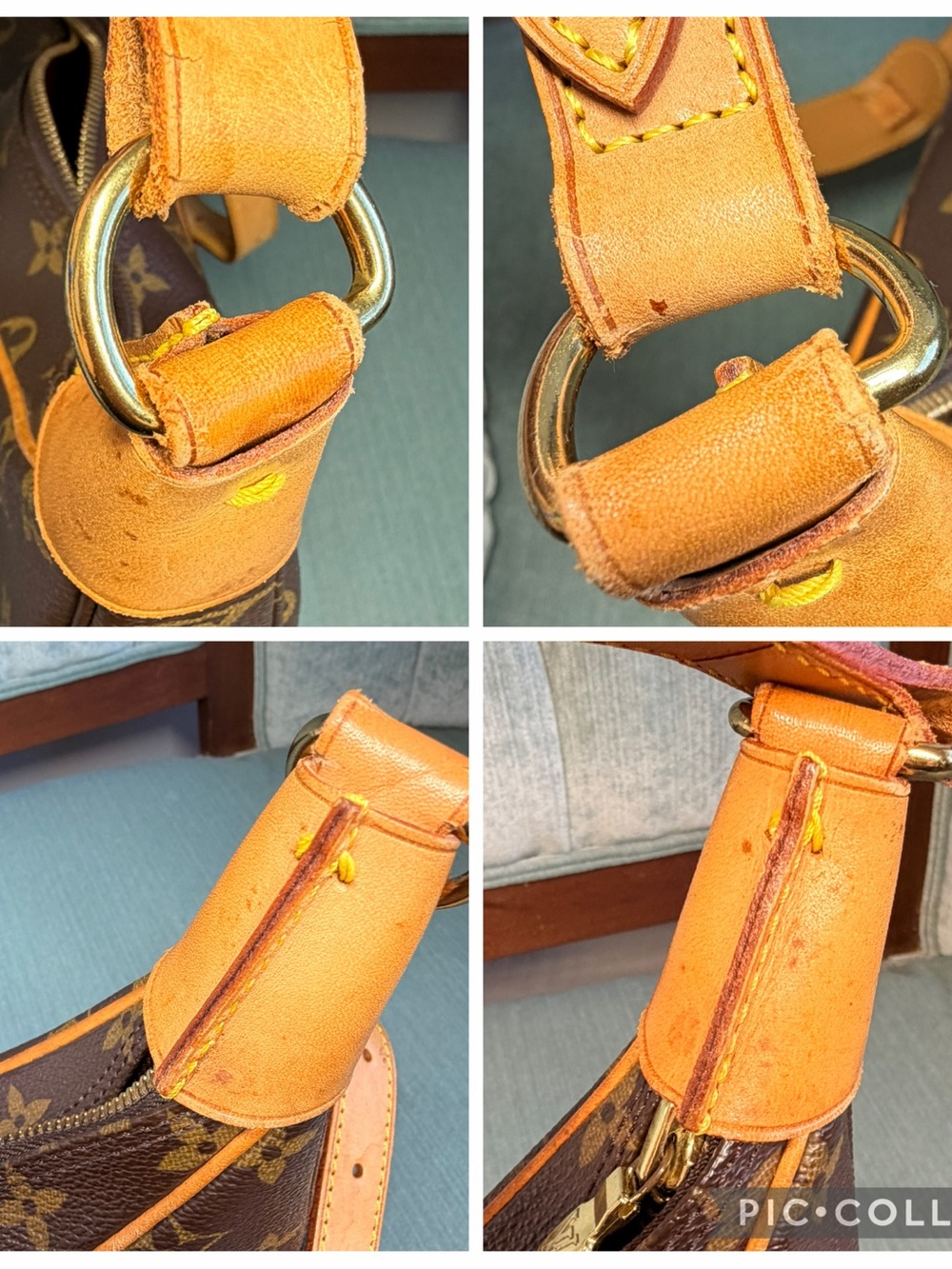 Louis Vuitton Vintage Boulogne Brown Monogram Canvas Shoulder Bag - Classic LV - Picture 11 of 16